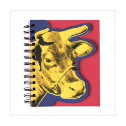 Andy Warhol Cow Layered Journal Diary