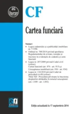 Cartea funciară (Ediție actualizată la 17.09.2014)