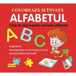 Coloreaza si invata alfabetul