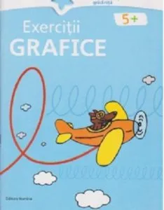 Exercitii grafice. 5 ani+ (coperta albastra) de Birgit Fuchs