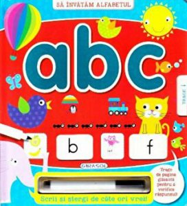 Scrii si stergi de cate ori vrei! abc