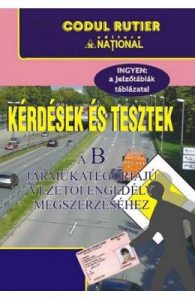 Intrebari si teste in lb. maghiara pentru obtinerea permisului de conducere B