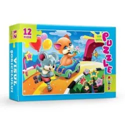 Puzzle. Visul soricelului, 12 piese