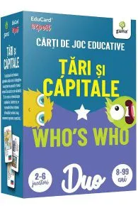 Tari si capitale. Who's Who. Carti de joc educative