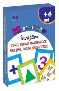 36 de jetoane de Invatam cifre