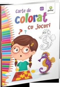 Carte de colorat cu jocuri