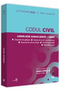 Codul civil. Septembrie 2020