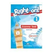 Curs engleza Right on! 1 Grammar Book Student's Book cu Digibook App de Jenny Dooley