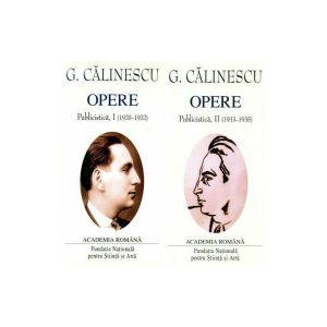 George Călinescu. Opere (Vol. I II) Publicistică (1920-1935)