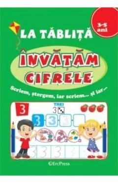 La tablita: Invatam cifrele 3-5 ani