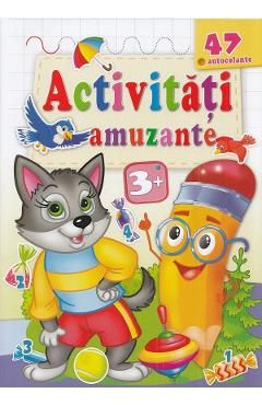 Activitati amuzante. Lupul 47 autocolante 3 ani