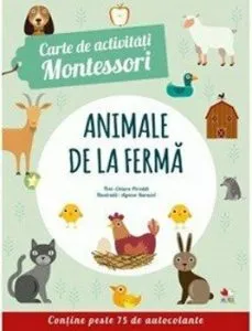 Carte de activitati Montessori. Animale de la ferma