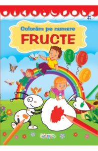 Coloram pe numere: Fructe