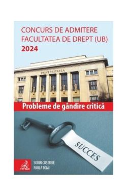 Concurs de admitere Facultatea de Drept (UB) 2024