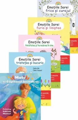 Mati si Capitanul Incredere   Pachet Emotiile Sarei de Cecile Alix