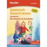 Spielerisch Deutsch lernen Lernkrimi Das Monster im Schulkeller Buch mit MP3-Download de Annette Neubauer