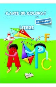 Carte de colorat cu abtibilduri