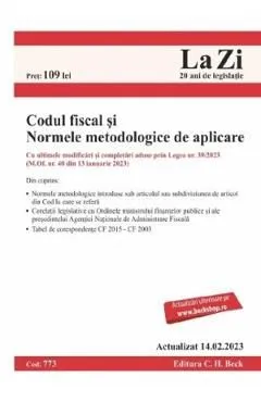 Codul fiscal si Normele metodologice de aplicare Act.14 februarie 2023 de Autor Anonim
