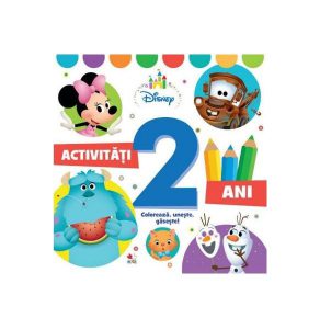 Disney. Activități 2 ani. Colorează, unește, găsește
