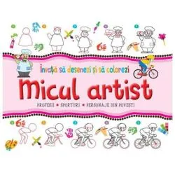 Micul artist - invata sa desenezi - roz de Catmint