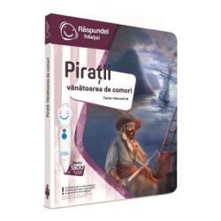 Carte interactiva Piratii. Vanatoarea de comori, Raspundel Istetel