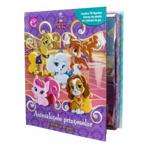 Disney. Citesti si te joci. Animalutele printeselor (contine 12 figurine)
