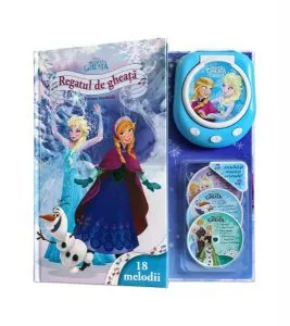 Disney Regatul de gheață. Poveste muzicală (carte   miniCD   CD player) 18 melodii de Disney