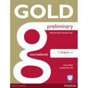 New Gold Preliminary Coursebook with CD-ROM and Prelim MyLab Pack