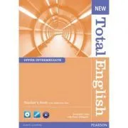 New Total English Upper Intermediate Teacher's Book and Teacher's Resource CD Pack de Araminta Crace