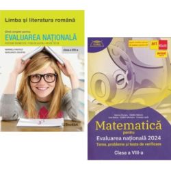 Pachet Evaluarea Nationala 2024. Limba si literatura romana si Matematica