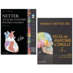 Pachet Netter Atlas de anatomie a omului si Atlas pentru colorat, Editia a 5-a
