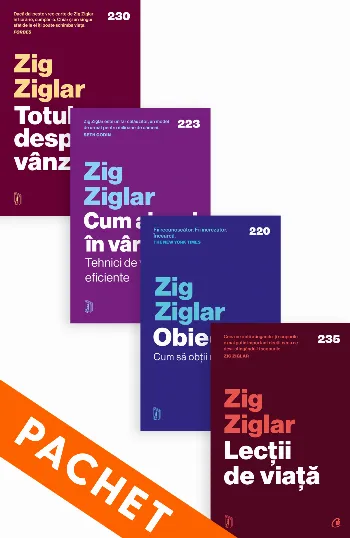 Pachet Zig Ziglar – „Maestrul vânzărilor și al motivației“