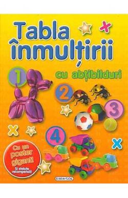 Tabla inmultirii cu abtibilduri