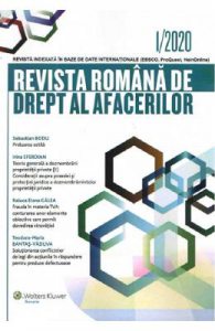 Revista romana de drept al afacerilor Nr.1/2020