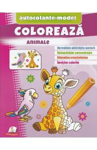 Coloreaza animale. Autocolante model