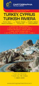 Harta rutiera - Turcia, Cipru, Riviera turceasca
