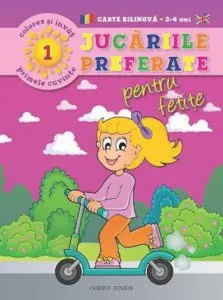 Jucariile preferate pentru fetite. Carte bilingva (2-4 ani)