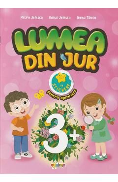 Lumea din jur cu stickere pentru apreciere 3 ani