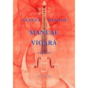 Manual de vioara vol. III de George Manoliu