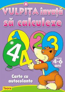 Vulpita invata sa calculeze - carte cu autocolante