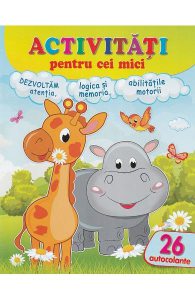 Activitati pentru cei mici: Girafa. 26 autocolante
