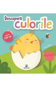 Descopera culorile. Carte pop-up de Maria Maneru