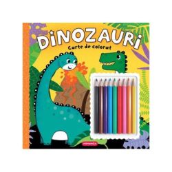 Dinozauri. Carte de colorat