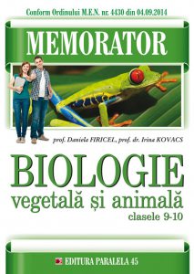 Memorator de biologie animala si vegetala pentru clasele IX-X