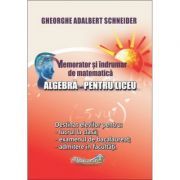Memorator si indrumar de matematica. Algebra pentru liceu
