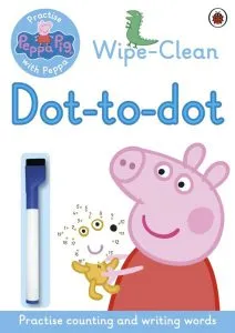 Peppa Pig: Practise with Peppa: Wipe-clean Dot-to-Dot de Mark Baker