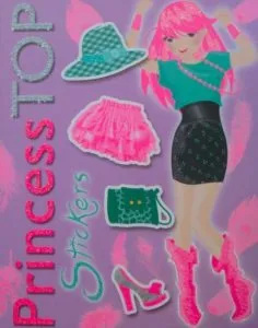 Princess Top - Stickers (violet)