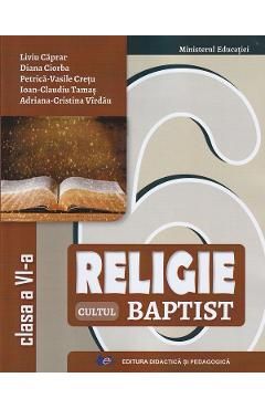 Religie Cultul baptist - Clasa 6 - Manual