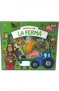 Bebe invata. Carte cu puzzle. La ferma