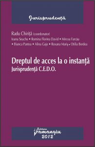 Dreptul de acces la o instanta Jurisprudenta CEDO